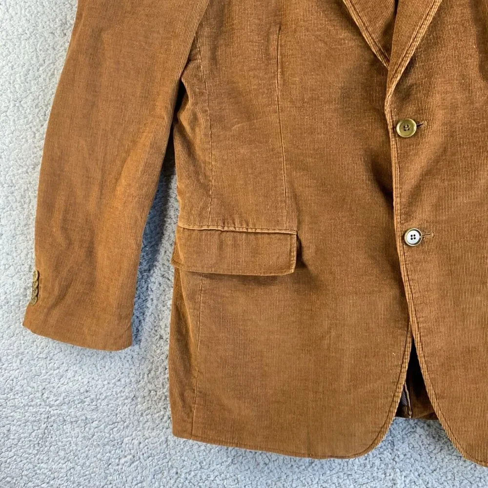 Di Quattro Blazer Mens 42 R‎ Brown Corduroy Sport Coat Jacket 2 Button Casual